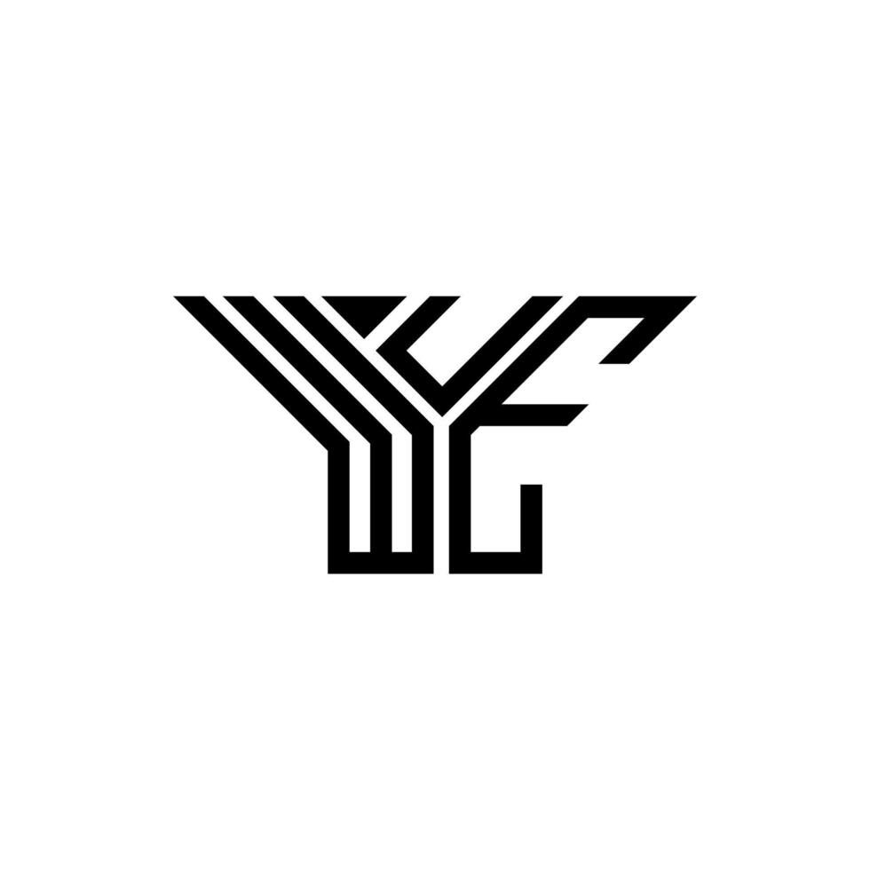 wue brev logotyp kreativ design med vektor grafisk, wue enkel och modern logotyp.
