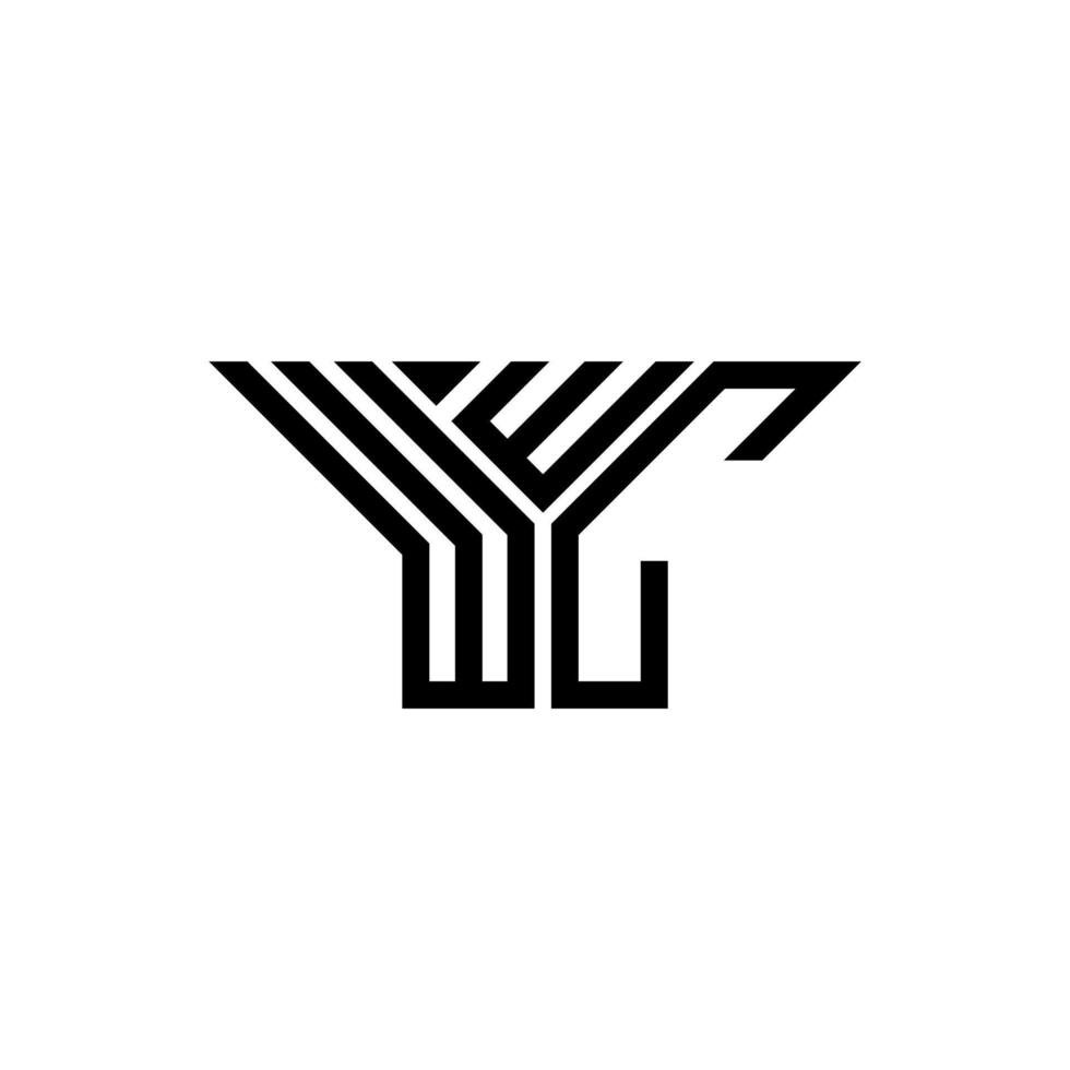 WC Brief Logo kreativ Design mit Vektor Grafik, WC einfach und modern Logo.