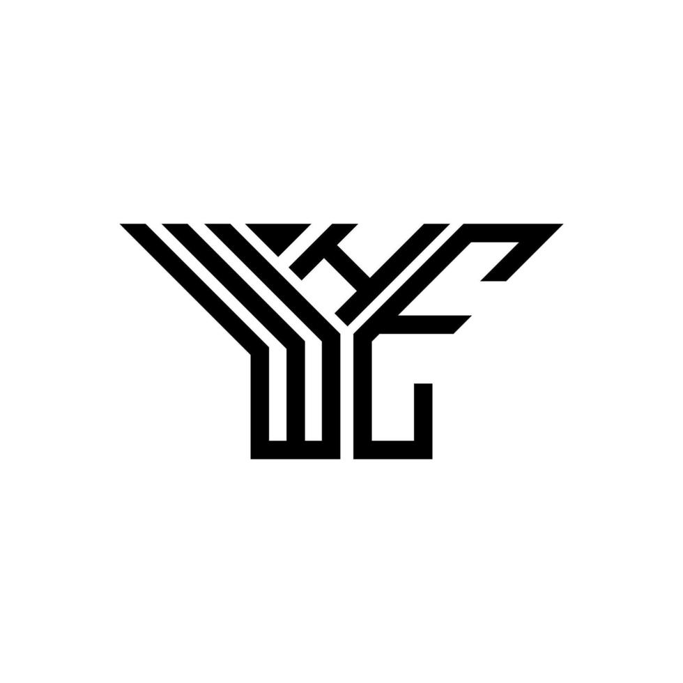 wh brev logotyp kreativ design med vektor grafisk, wh enkel och modern logotyp.