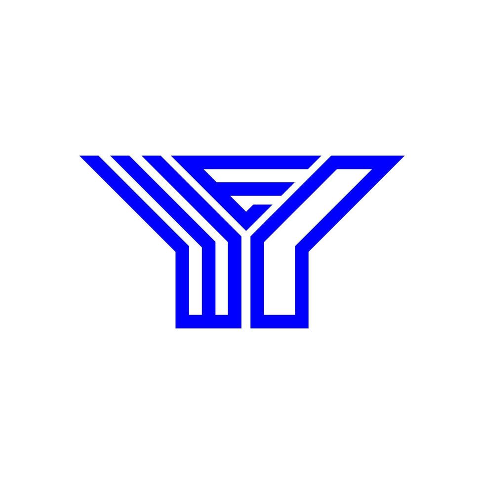 wed brief logo kreatives design mit vektorgrafik, wed einfaches und modernes logo. vektor