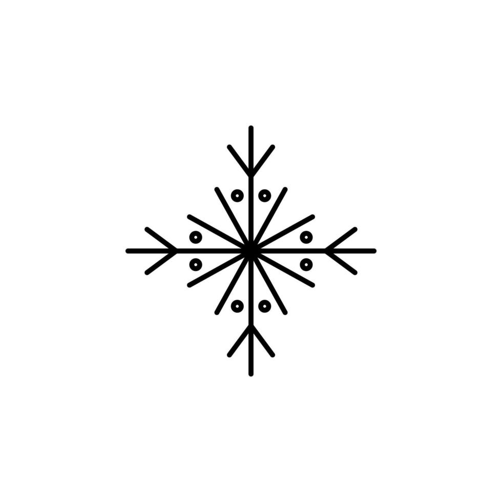 Schneeflocken-Vektor-Symbol vektor