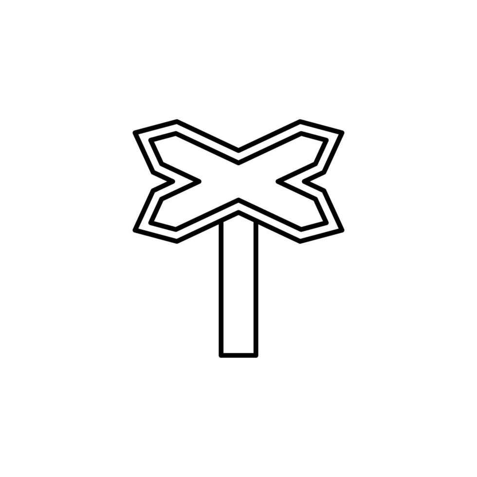 Zeichen Eisenbahn Vektor Symbol