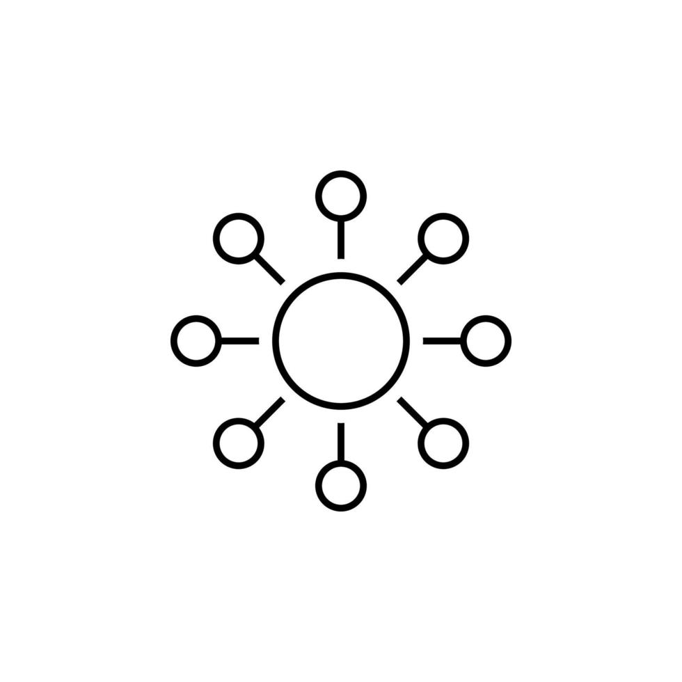 Virus-Vektor-Symbol vektor