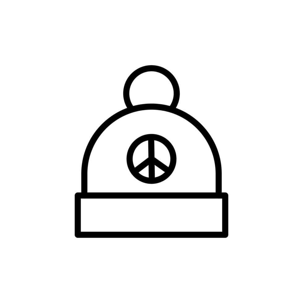 Hut, Frieden Vektor Symbol