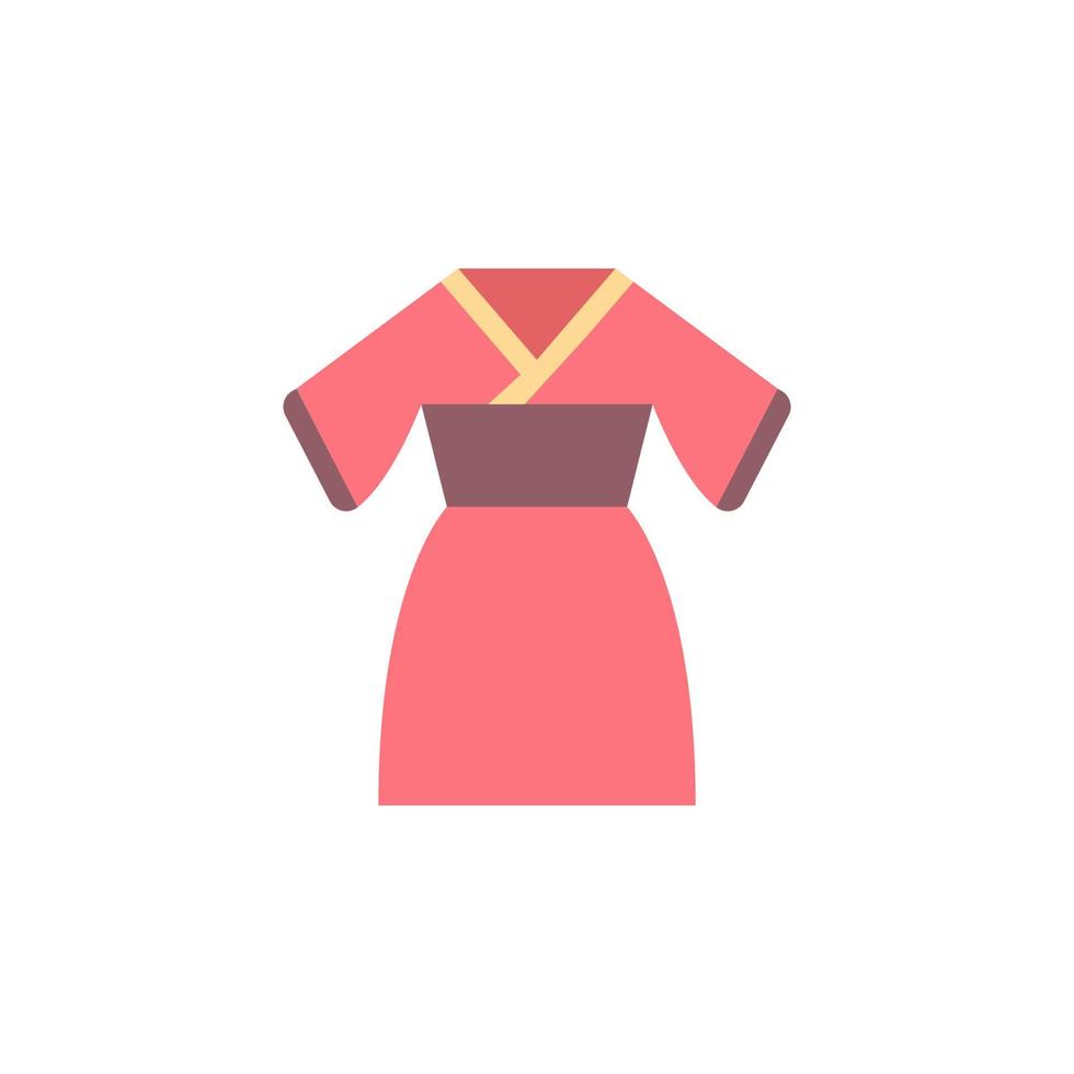 kimono Färg vektor ikon