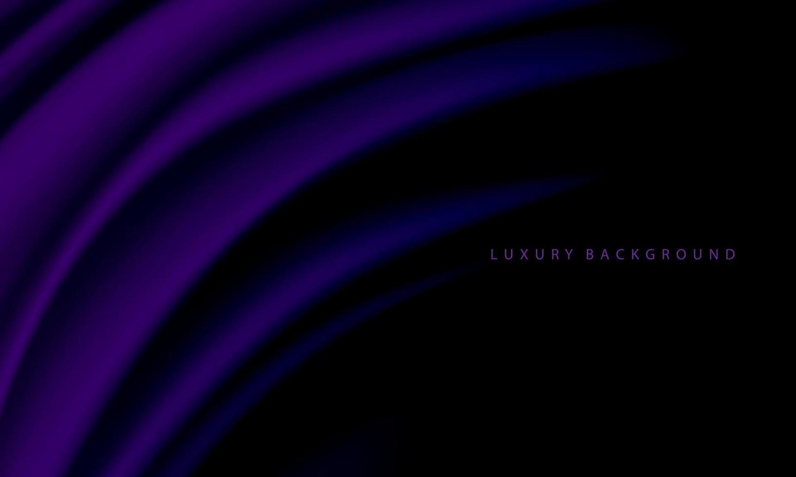 realistisch lila Stoff Welle schwarz Schatten leer Raum zum Text Platz Luxus Hintergrund Textur Vektor