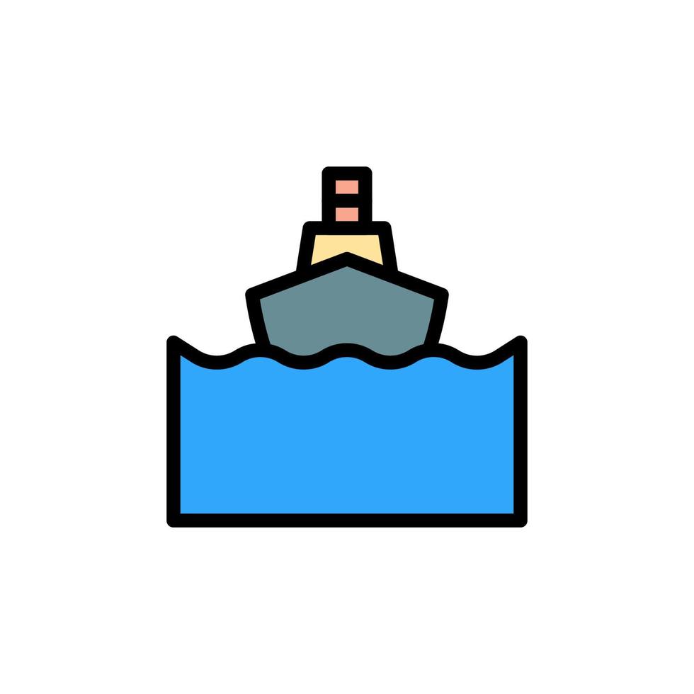 Fähre Boot, Ozean Vektor Symbol