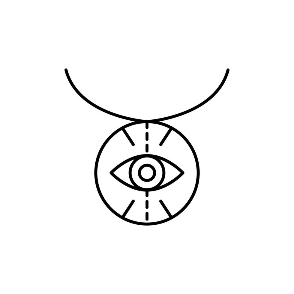 Antiquitäten, Amulett Vektor Symbol