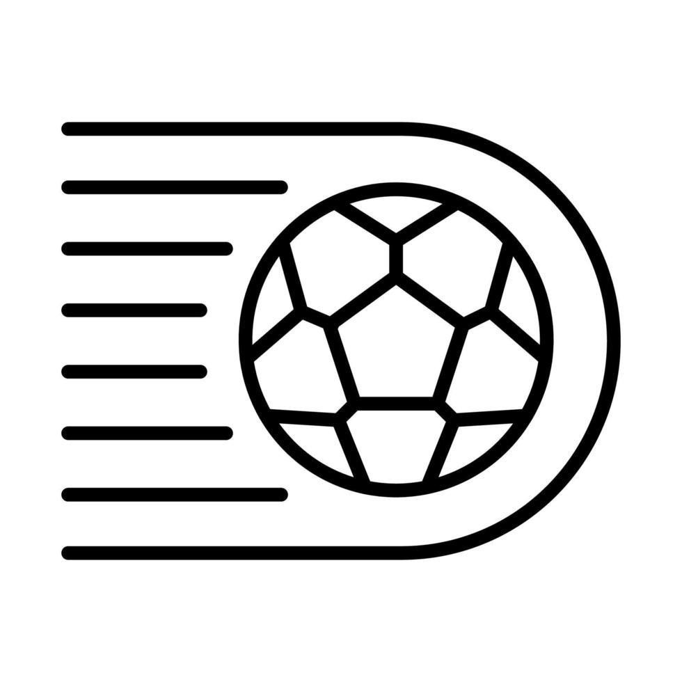 Ball, Fußball Vektor Symbol