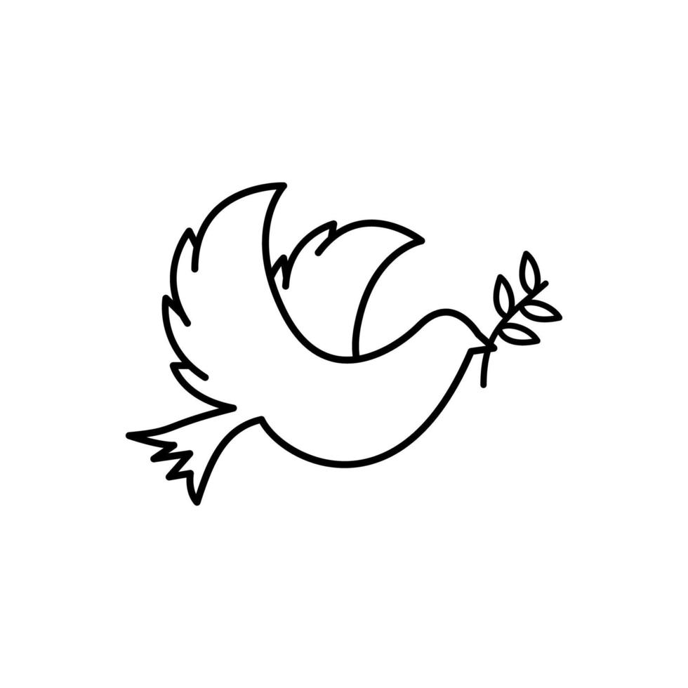 heilig Geist, Vogel, Christentum Vektor Symbol