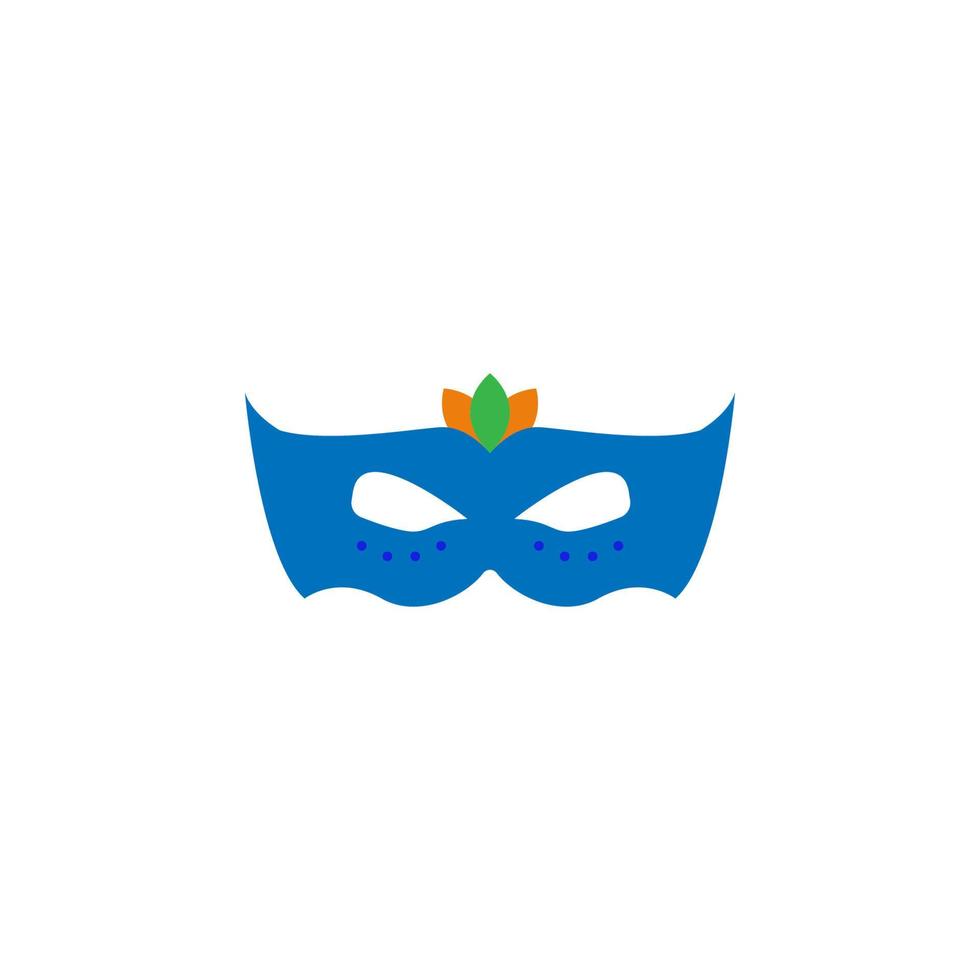 Maske Farbe von Brasilianer Karneval einstellen Vektor Symbol
