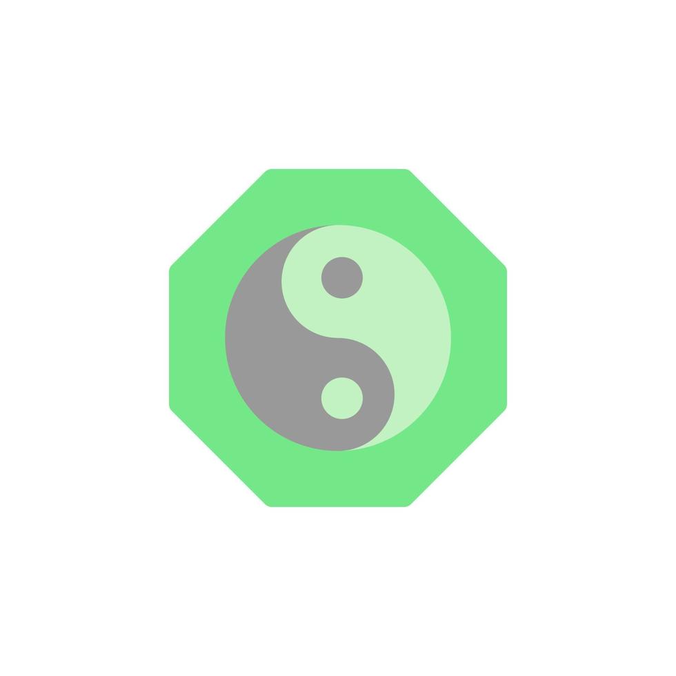 ying Yang Alternative Medizin Vektor Symbol
