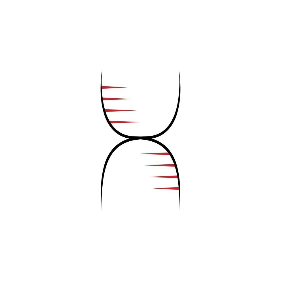 Biologie 2 farbig Linie Vektor Symbol