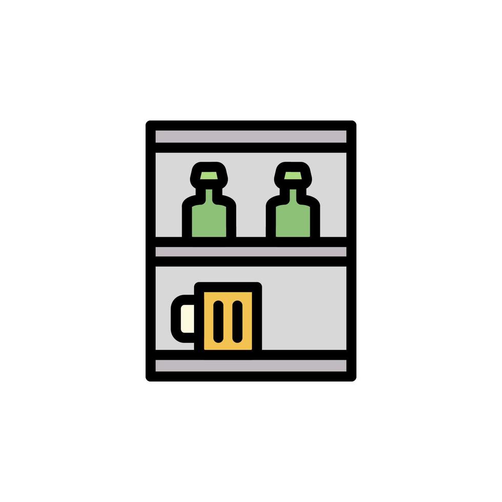 Biere, Becher, Regal Vektor Symbol