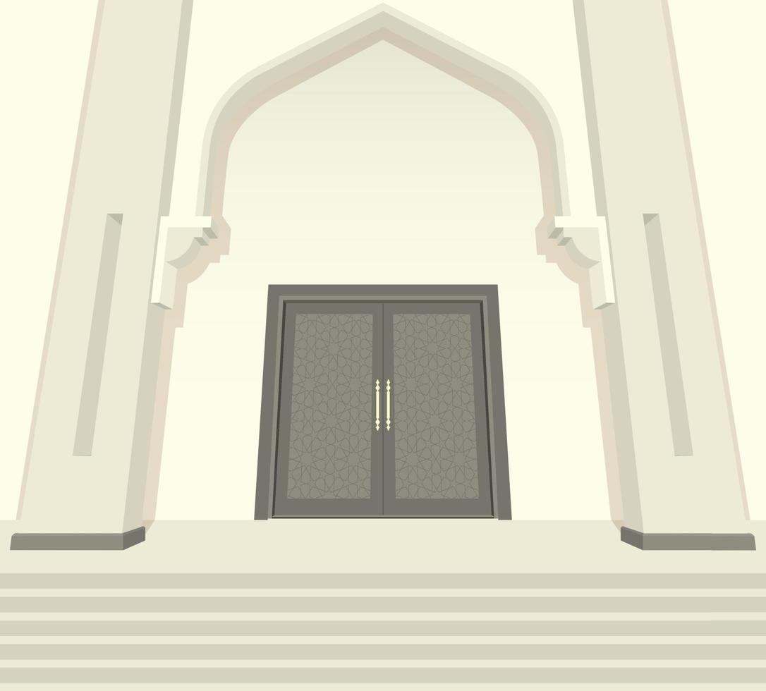 ein Moschee Eingang Illustration vektor