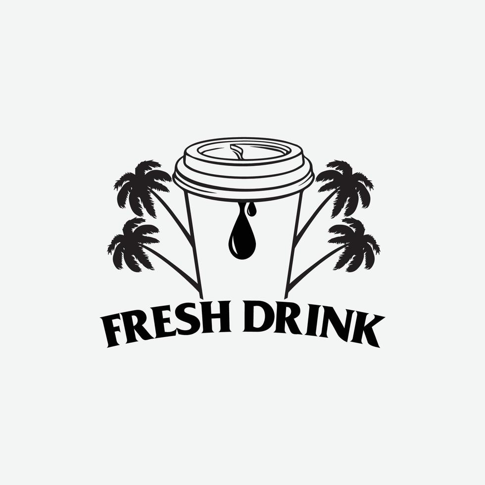 frisch trinken Symbol Logo Vektor