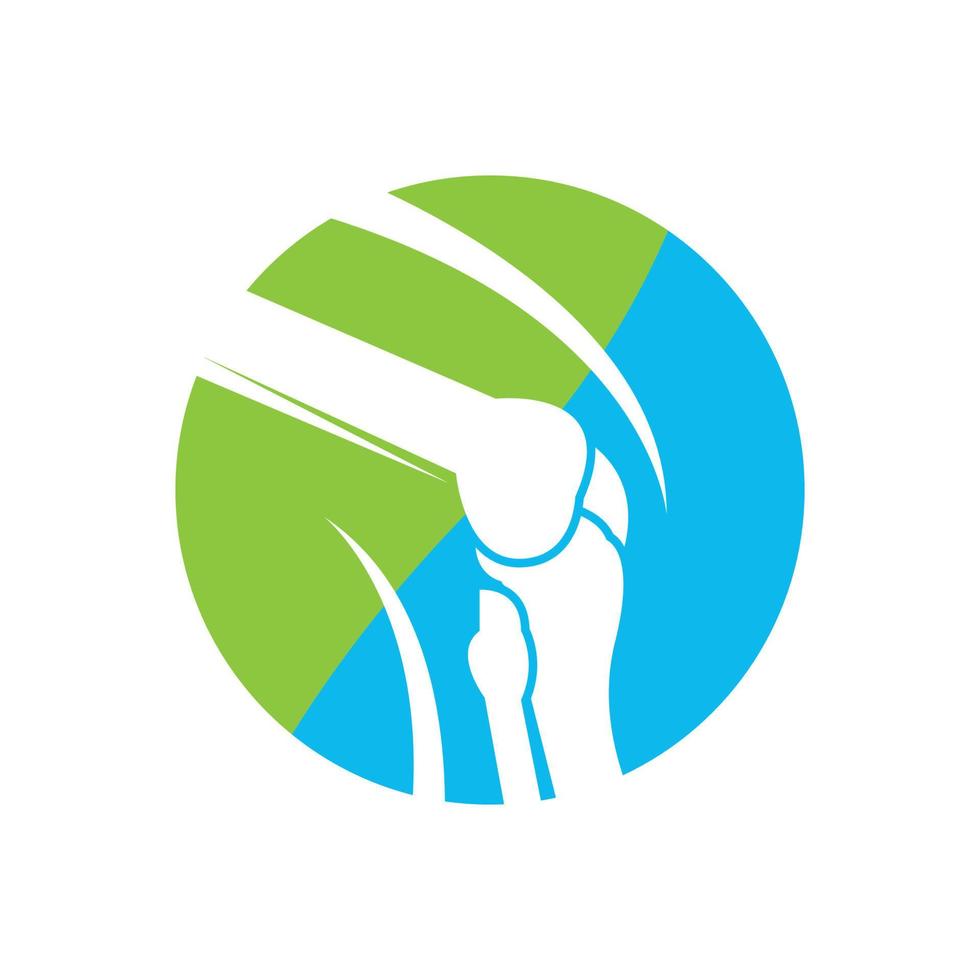 Knochen Gelenke Symbol Logo, Vektor Illustration Symbol Design