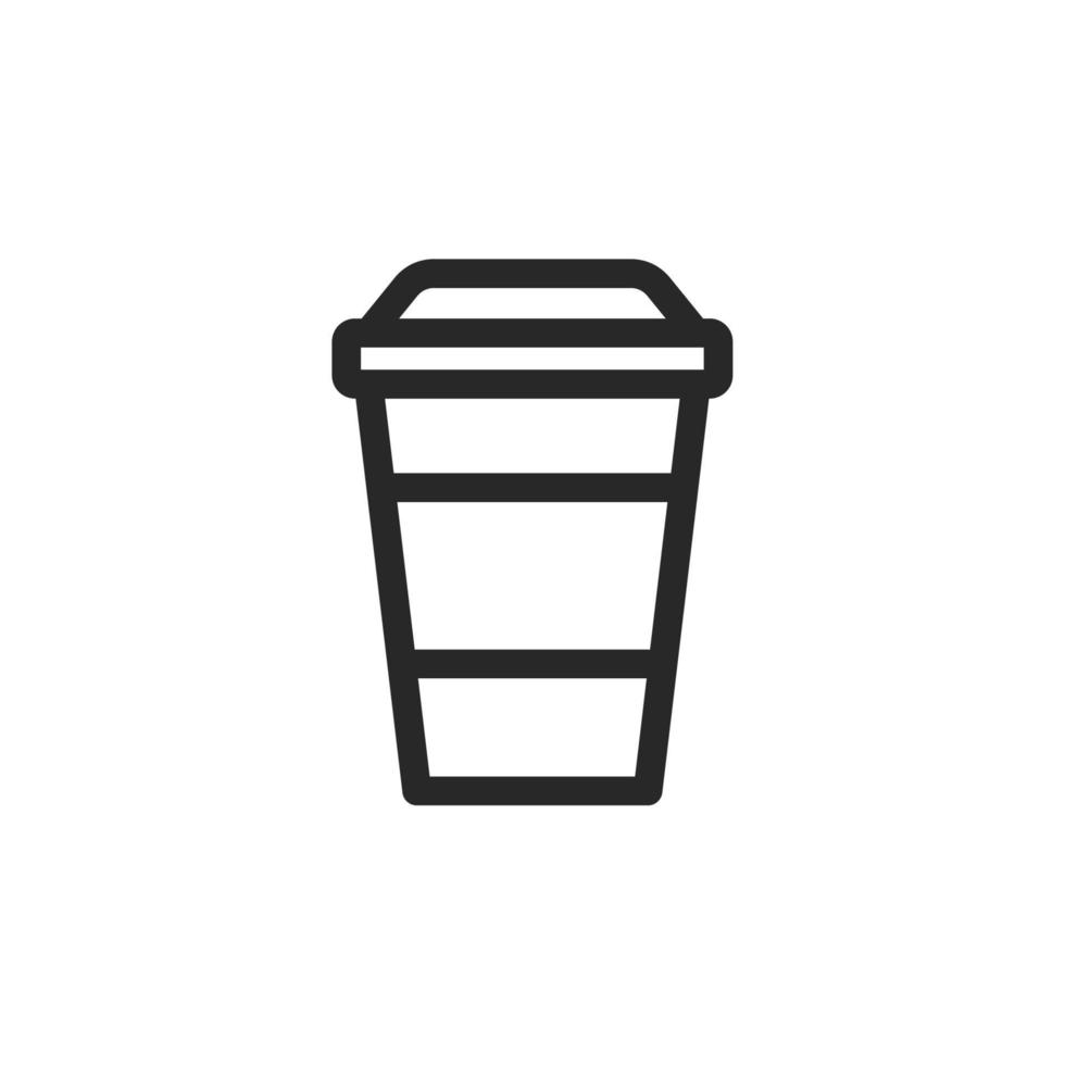 kaffe kopp ikon, isolerat kaffe kopp tecken ikon, vektor illustration