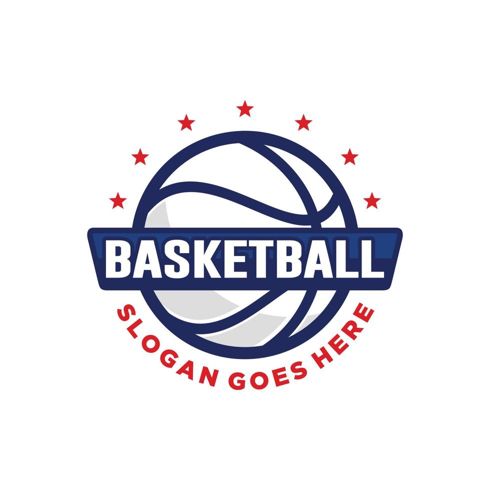 Basketball Logo Design Vektor