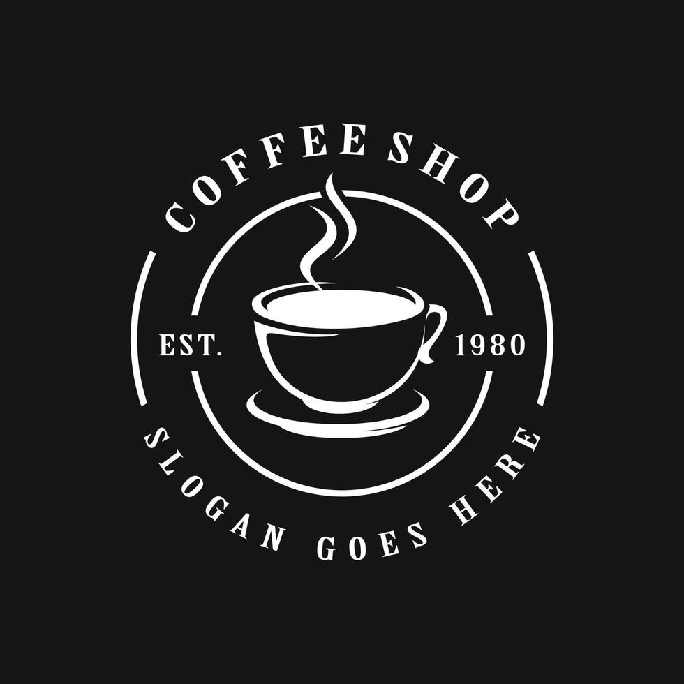 Café-Logo-Design-Illustration vektor