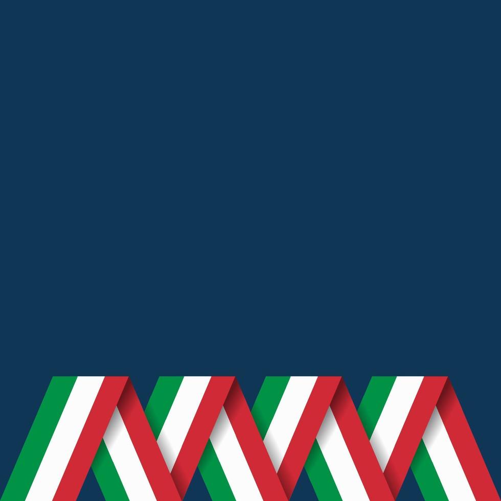 Plakat zum Tag der italienischen Republik vektor