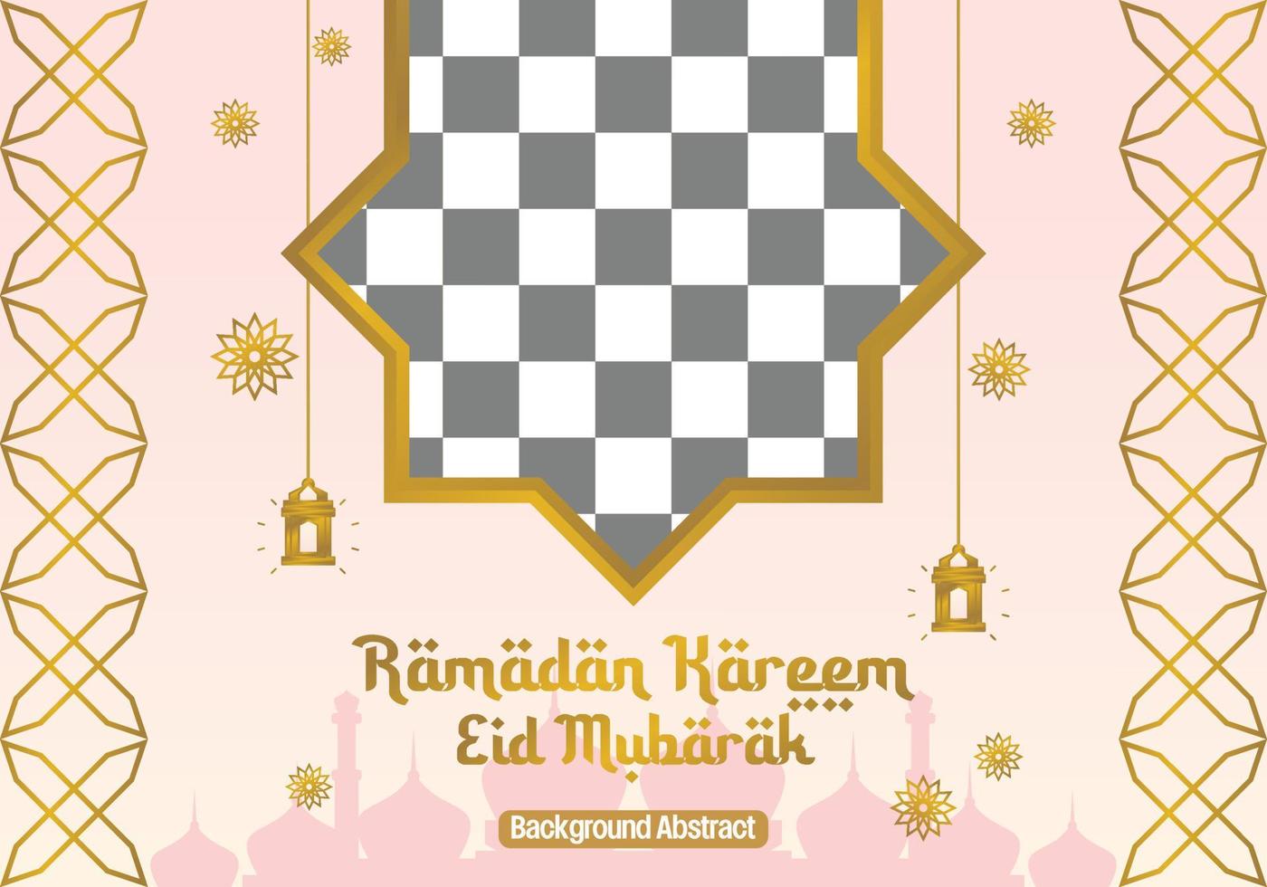 redigerbar ramadan försäljning affisch mall. med mandala ornament, lyktor och de silhuett av en moskén. design för social media, baner, hälsning kort och webb. islamic Semester vektor illustration