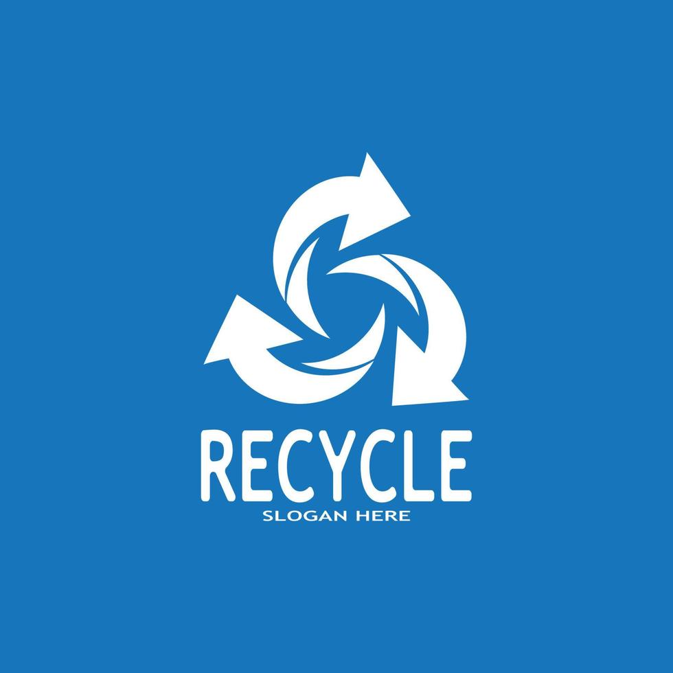 recyceln Symbol - - Recycling Symbol Wiederverwendung Vektor Grafik Logo