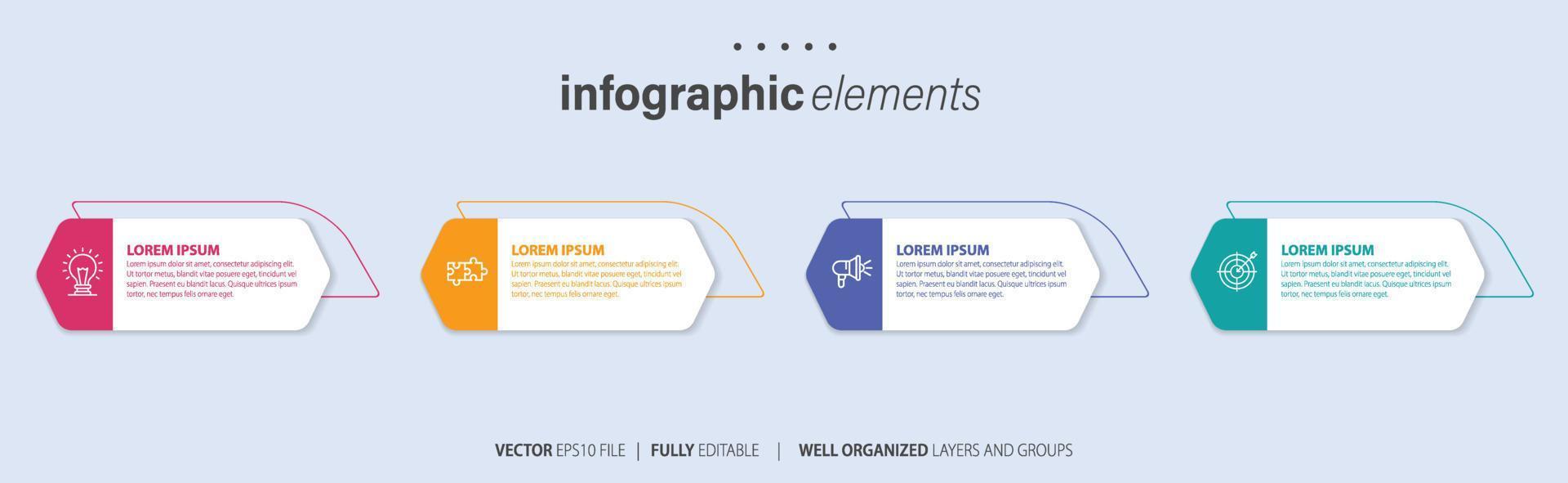 infographic element data visualisering vektor