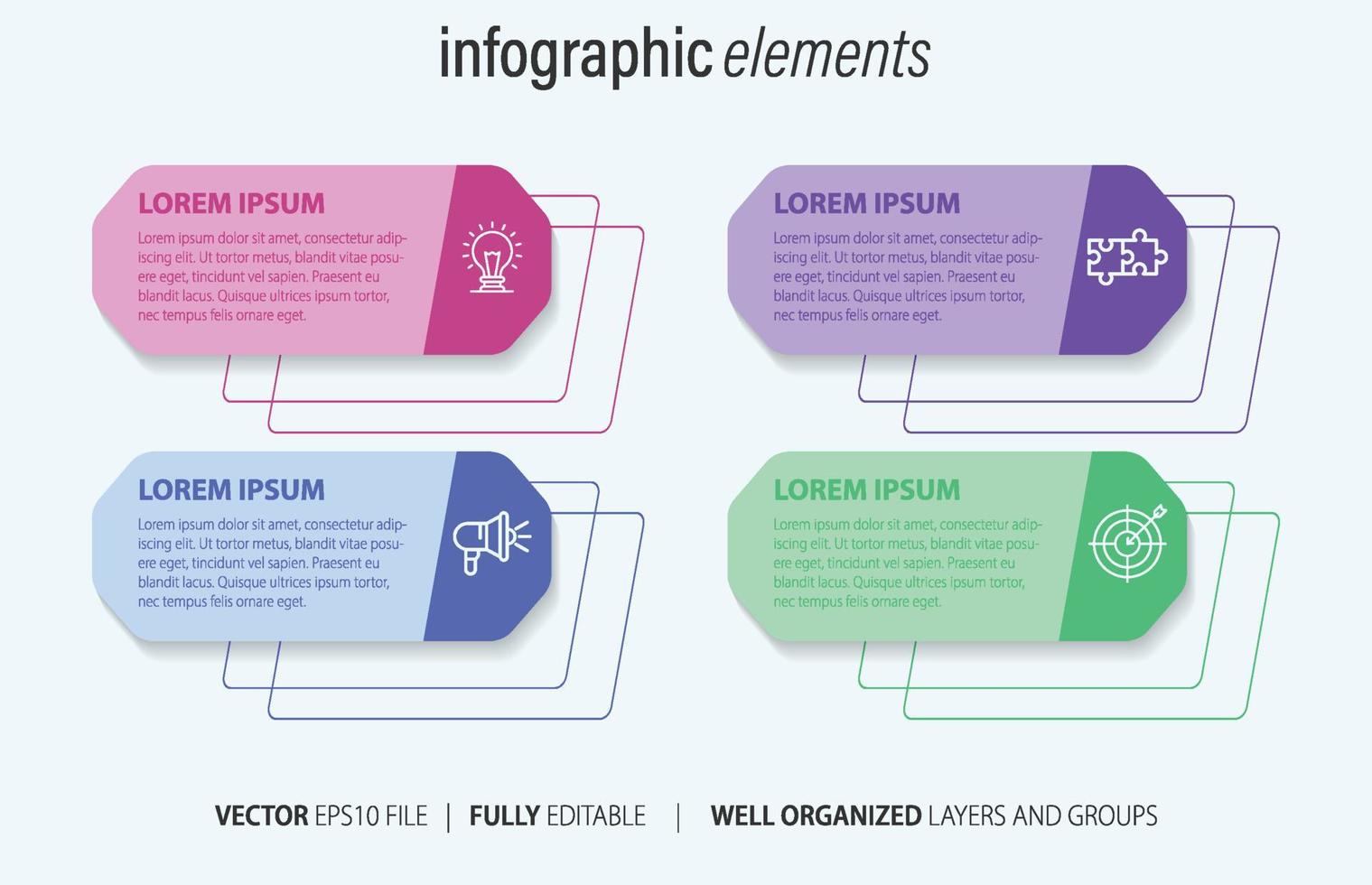 företag infographic med modern design vektor. vektor