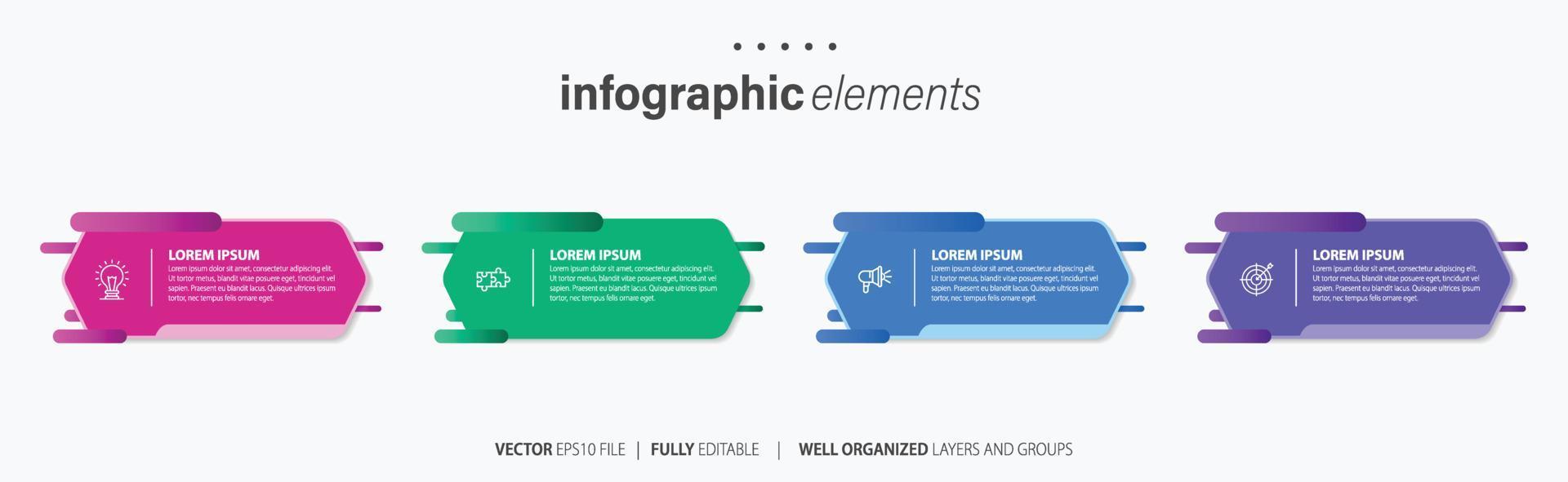 vektor infographic mall