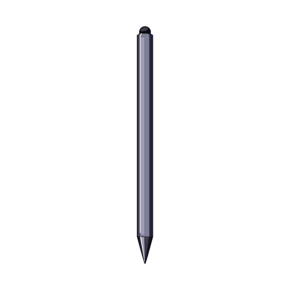 enhet nål penna tecknad serie vektor illustration