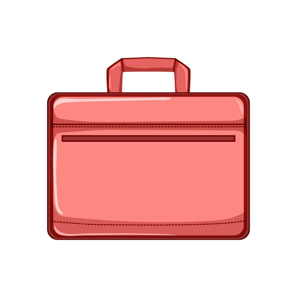 Reise-Laptop-Tasche Cartoon-Vektor-Illustration vektor