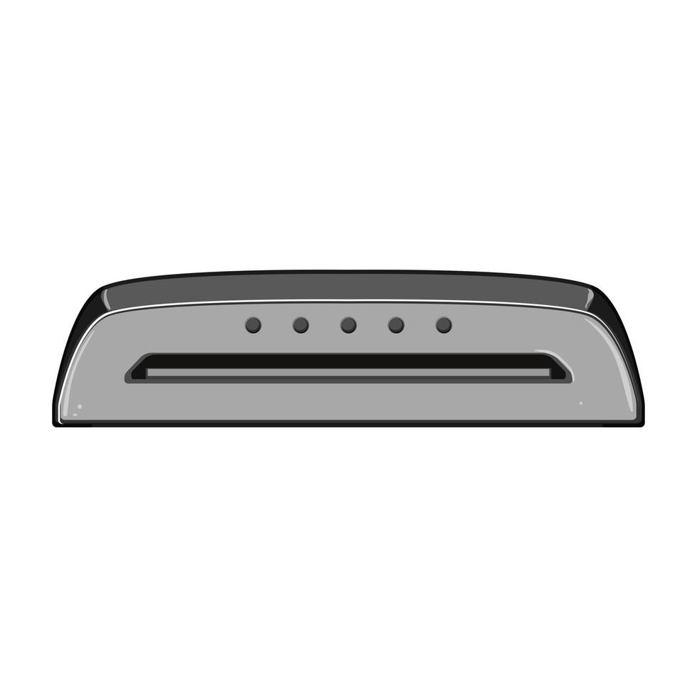 arbete laminator maskin tecknad serie vektor illustration