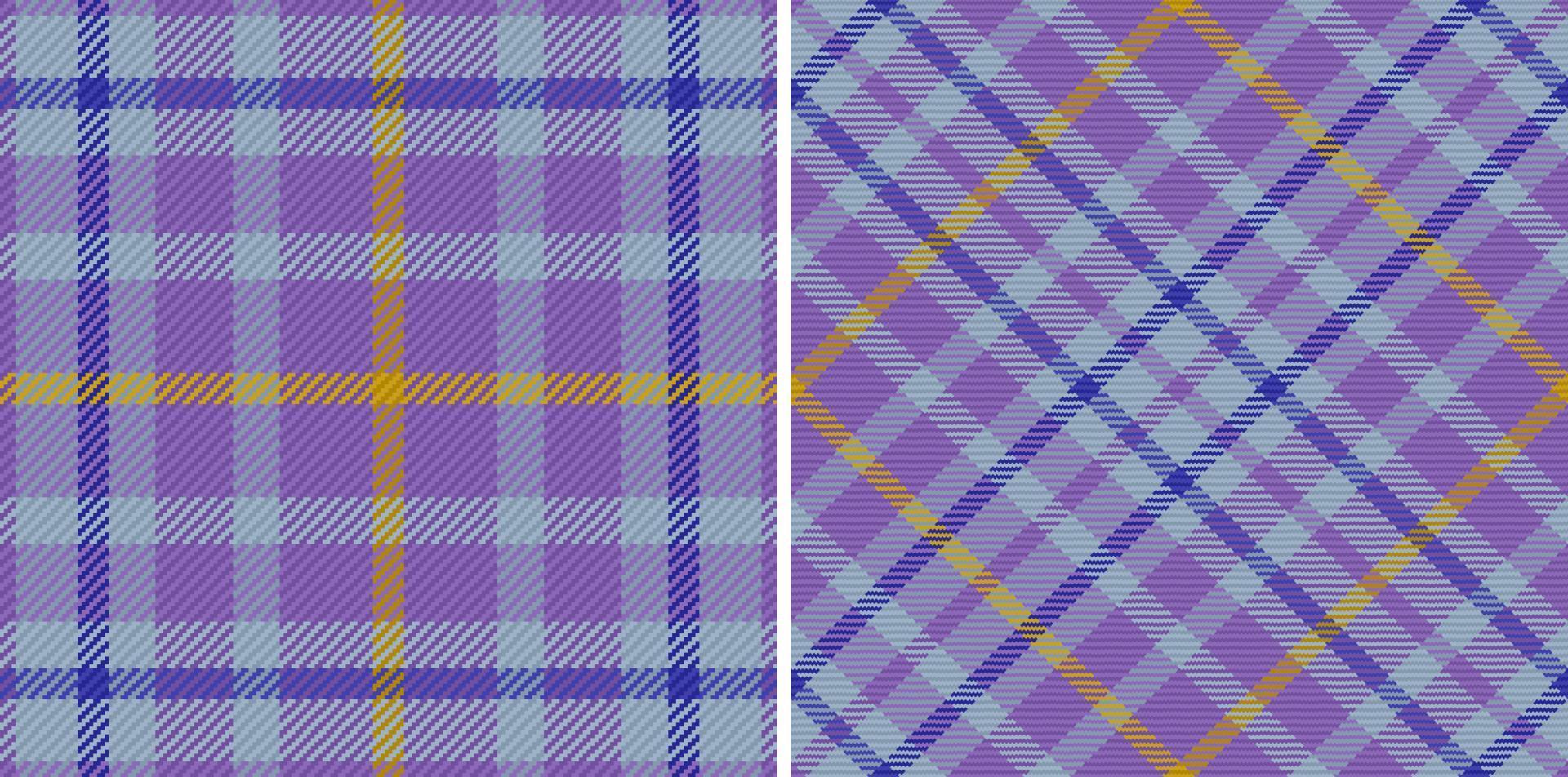 Stoff Vektor überprüfen. Textil- Plaid Hintergrund. Tartan Muster Textur nahtlos.