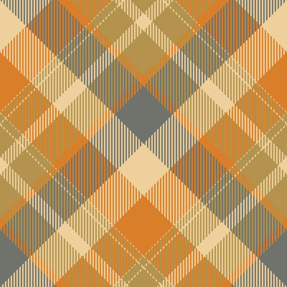 tartan schottland nahtloser karierter mustervektor. Retro-Hintergrundstoff. Vintage Check Farbe quadratische geometrische Textur. vektor