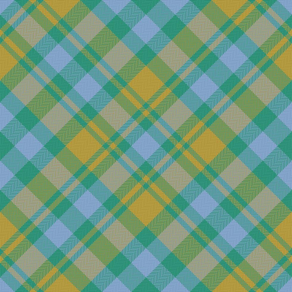 Hintergrund Textur nahtlos. Stoff Plaid Vektor. Muster prüfen Tartan Textil. vektor