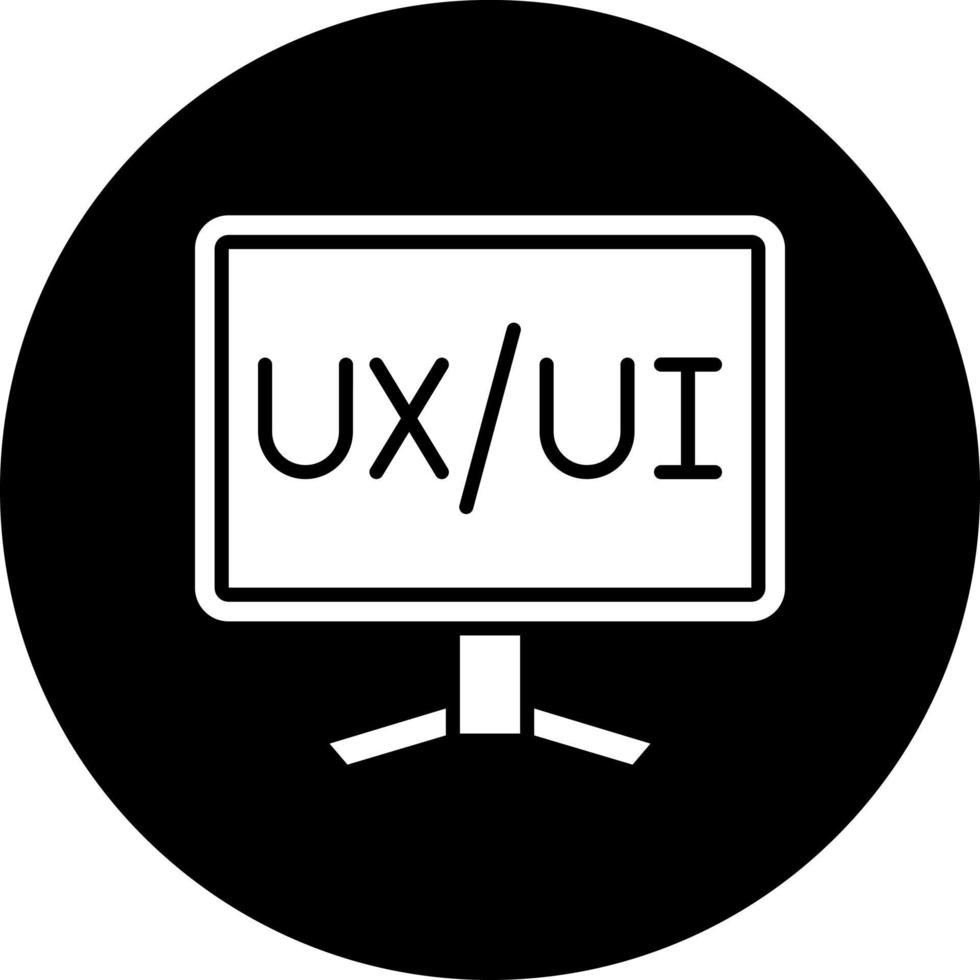 ux Schnittstelle Vektor Symbol Stil