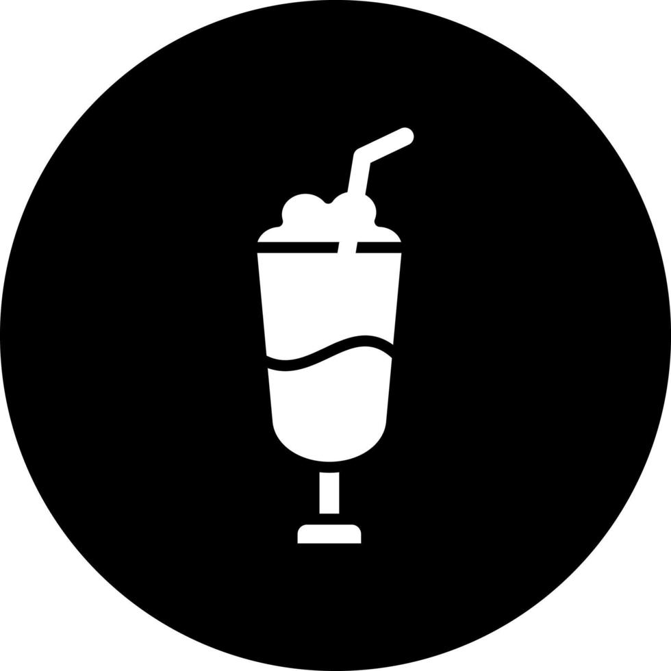 Milchshake Vektor Symbol Stil