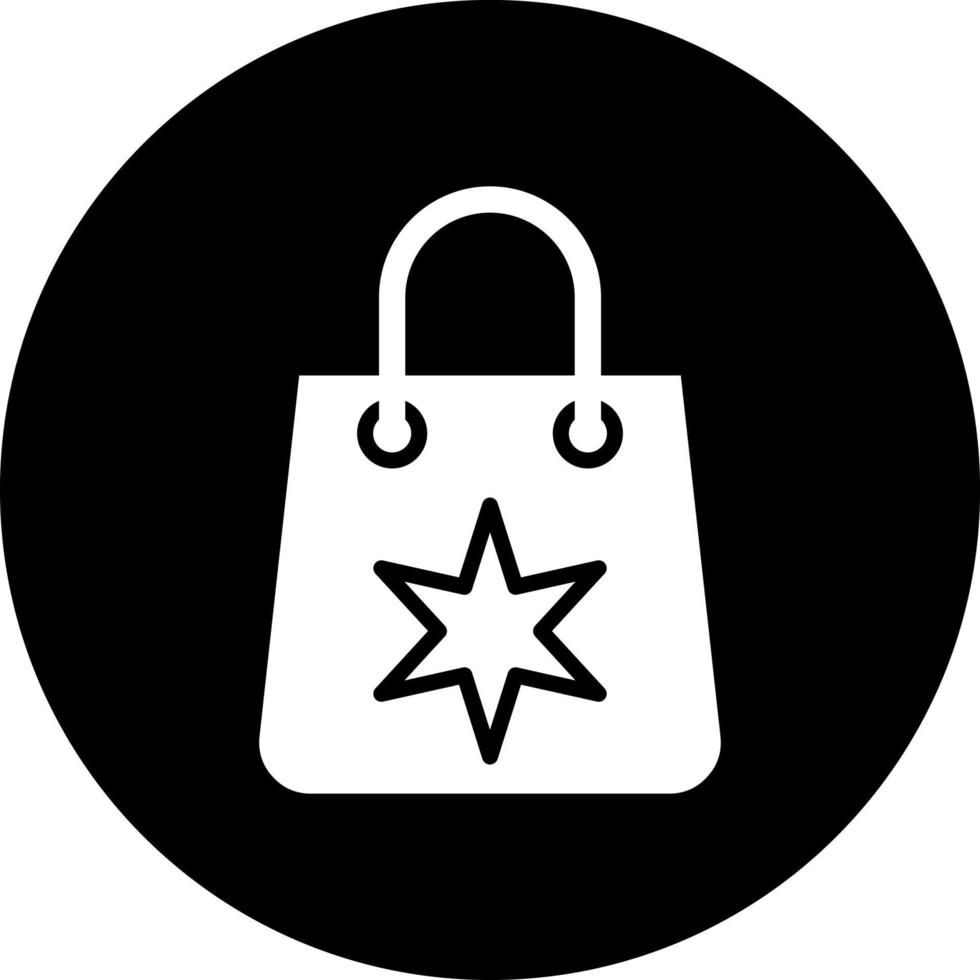 Einkaufen Taschen Vektor Symbol Stil