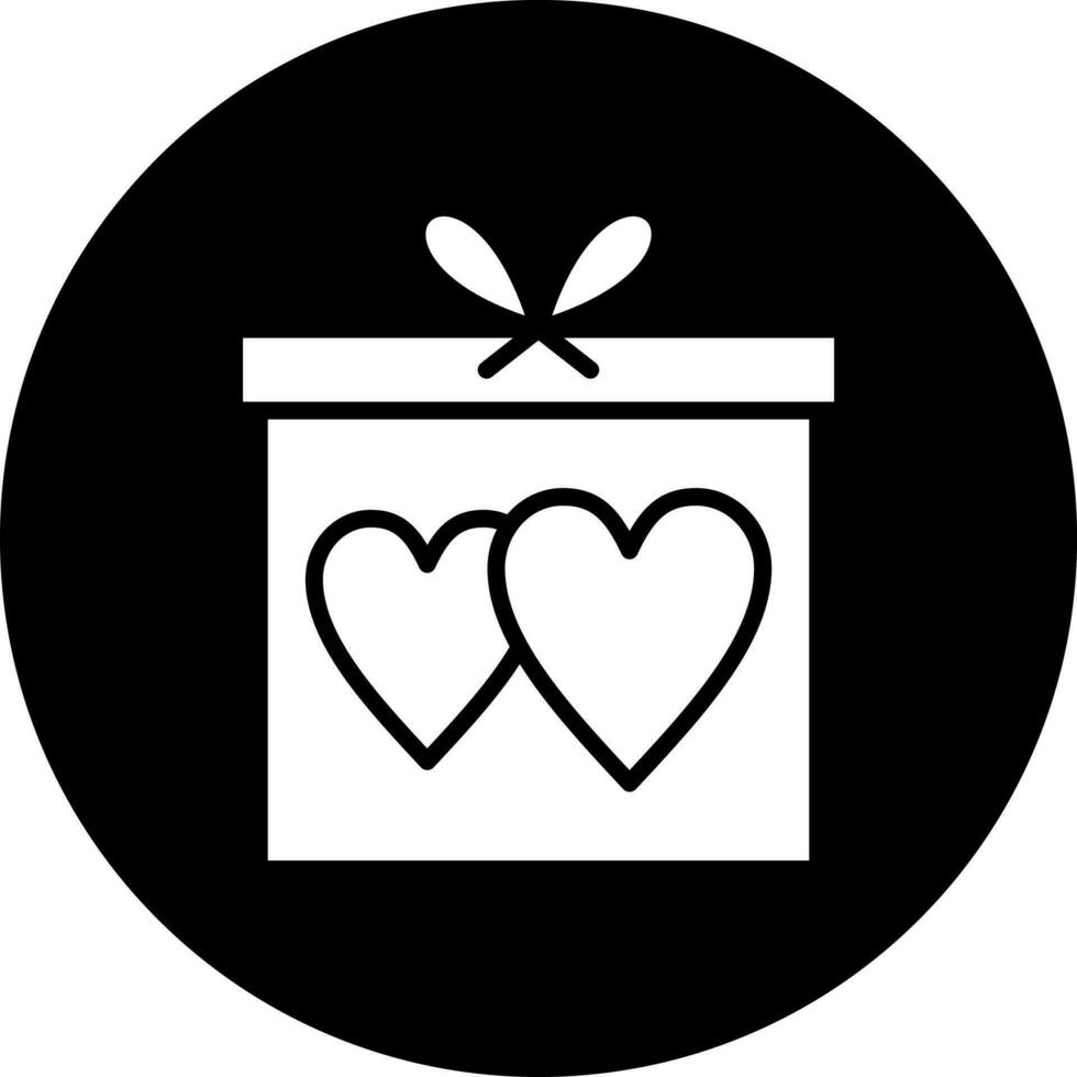 Hochzeit Geschenk Vektor Symbol Stil