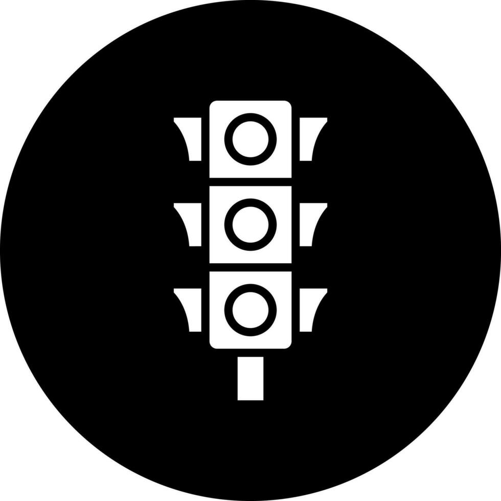 der Verkehr Beleuchtung Vektor Symbol Stil