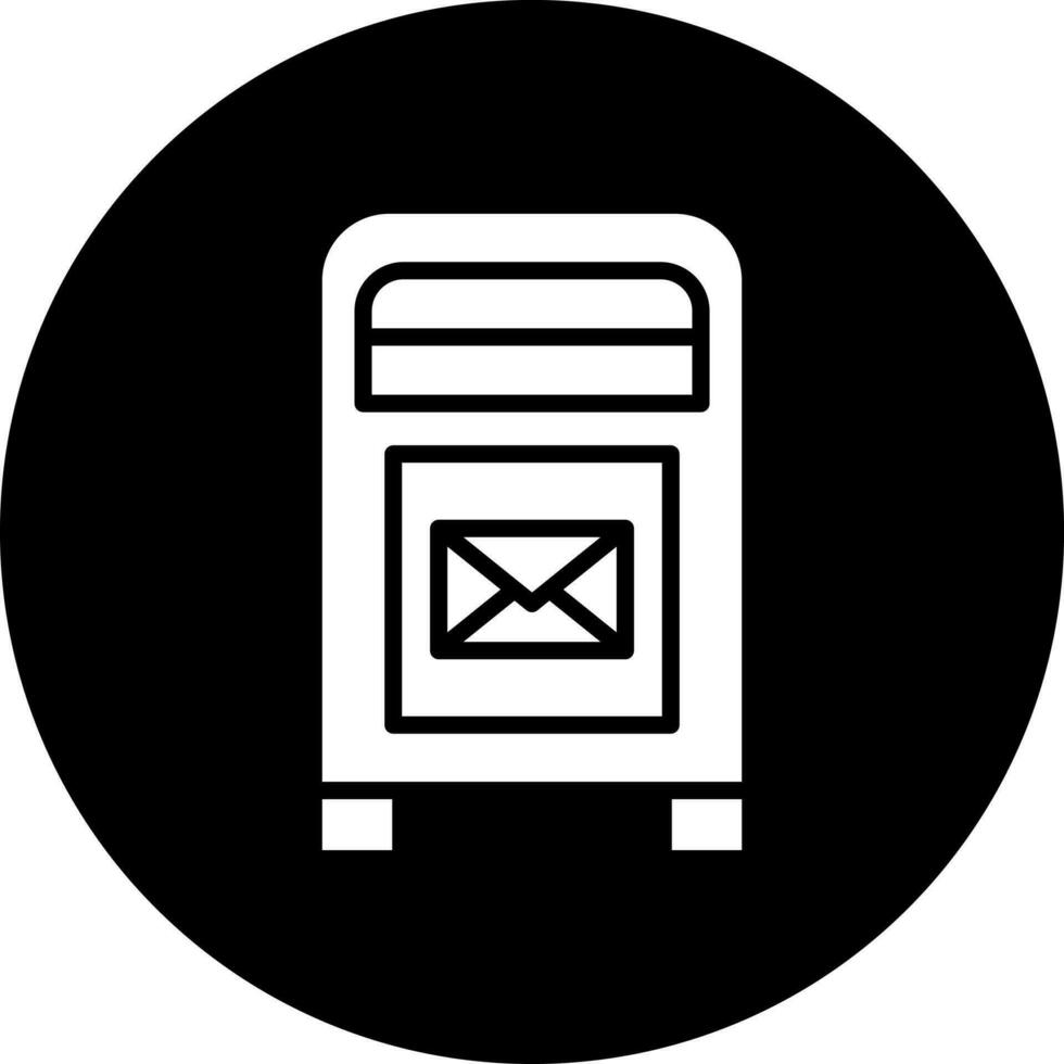 Briefkasten Vektor Symbol Stil