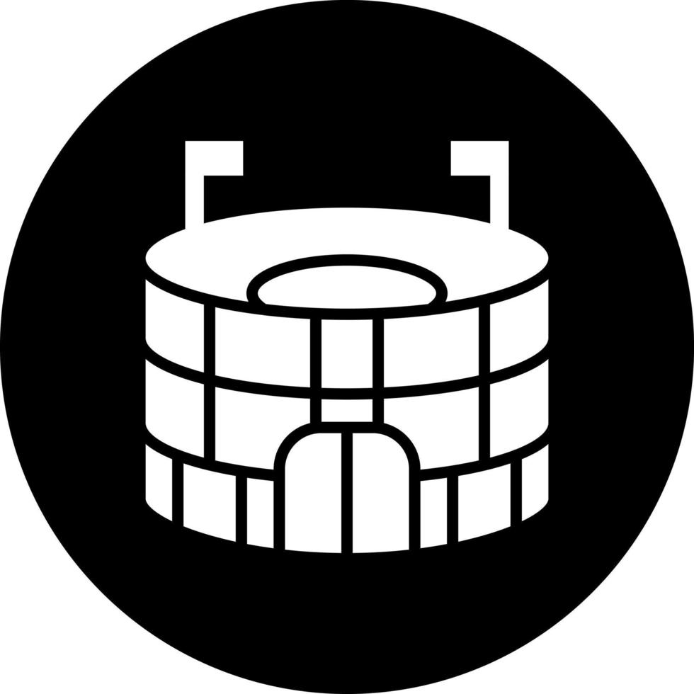 Stadion Vektor Symbol Stil