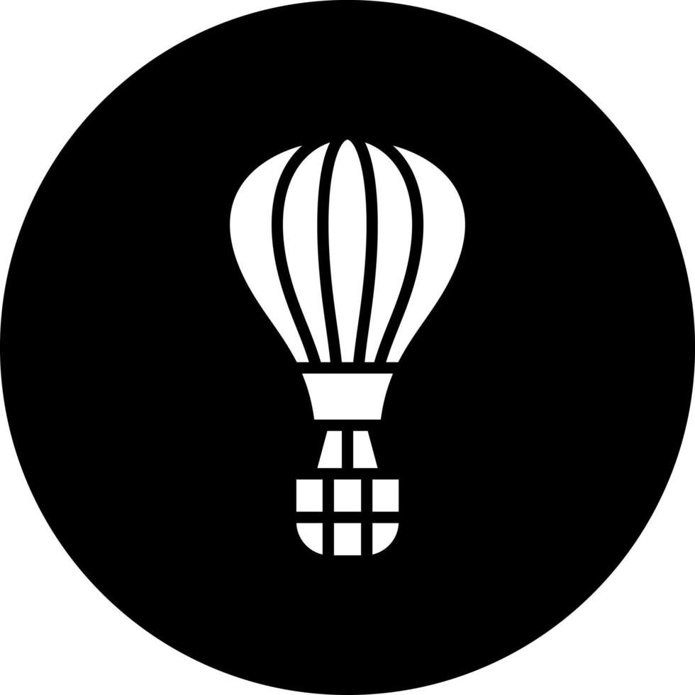 Luft Ballon Vektor Symbol Stil