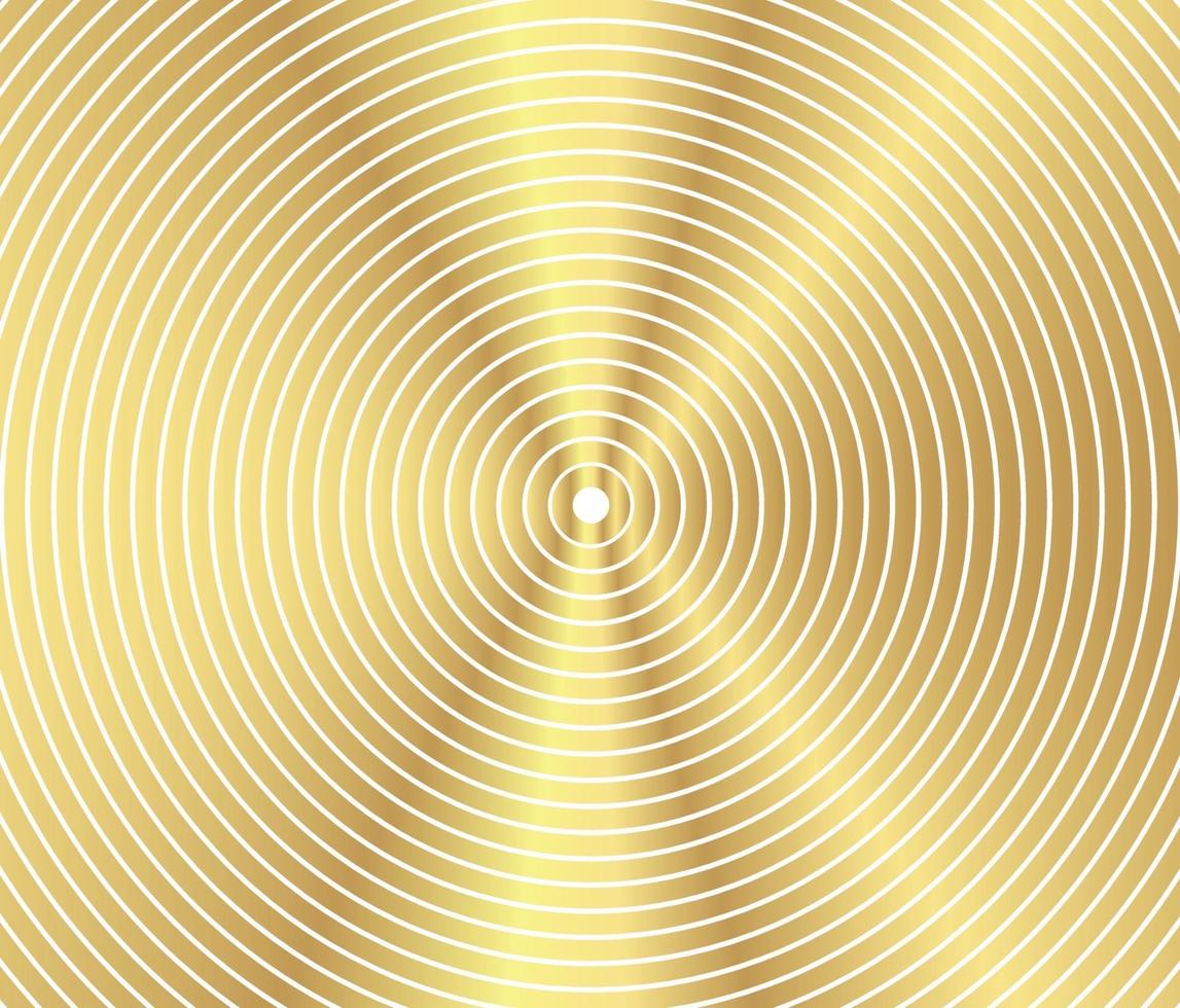 abstrakt guld lyxig färg vektor cirkel halvton bakgrund. gradient retro linjemönster design, gyllene grafik, modern dekoration för webbplatser, affischer, banners, mall eps10 vektor