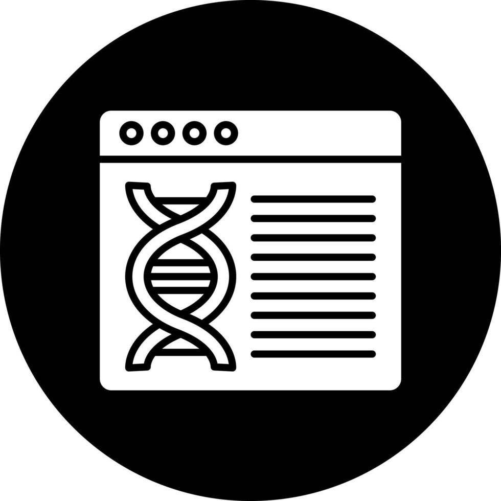 Bioinformatik Vektor Symbol Stil