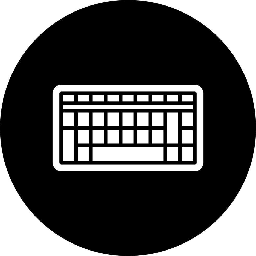 tangentbord vektor ikon stil