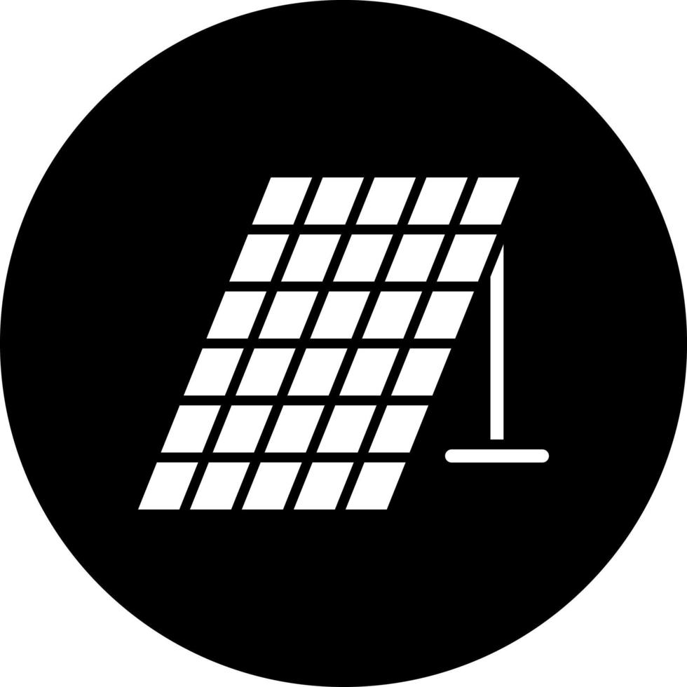 sol- panel vektor ikon stil