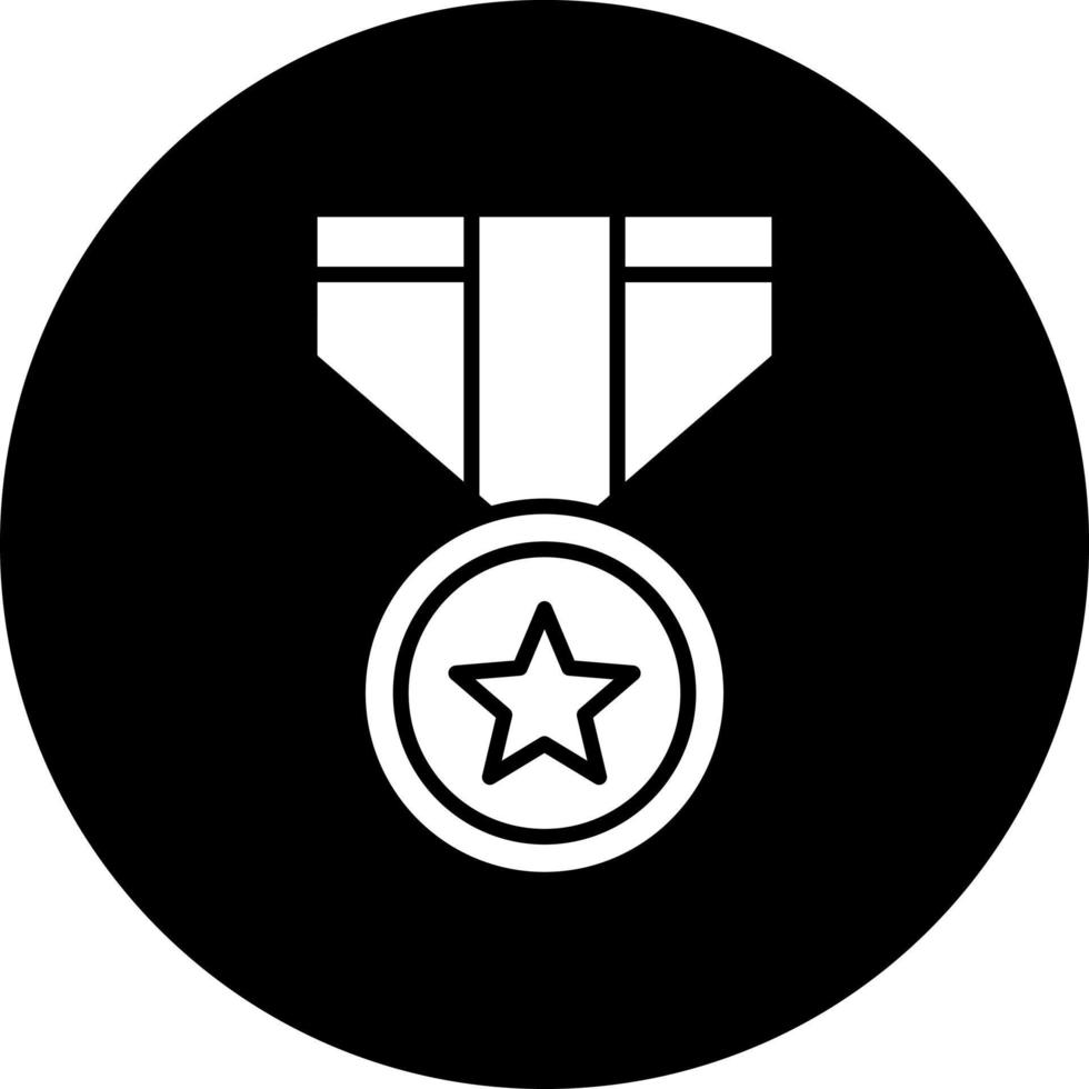 Heer Medaille Vektor Symbol Stil