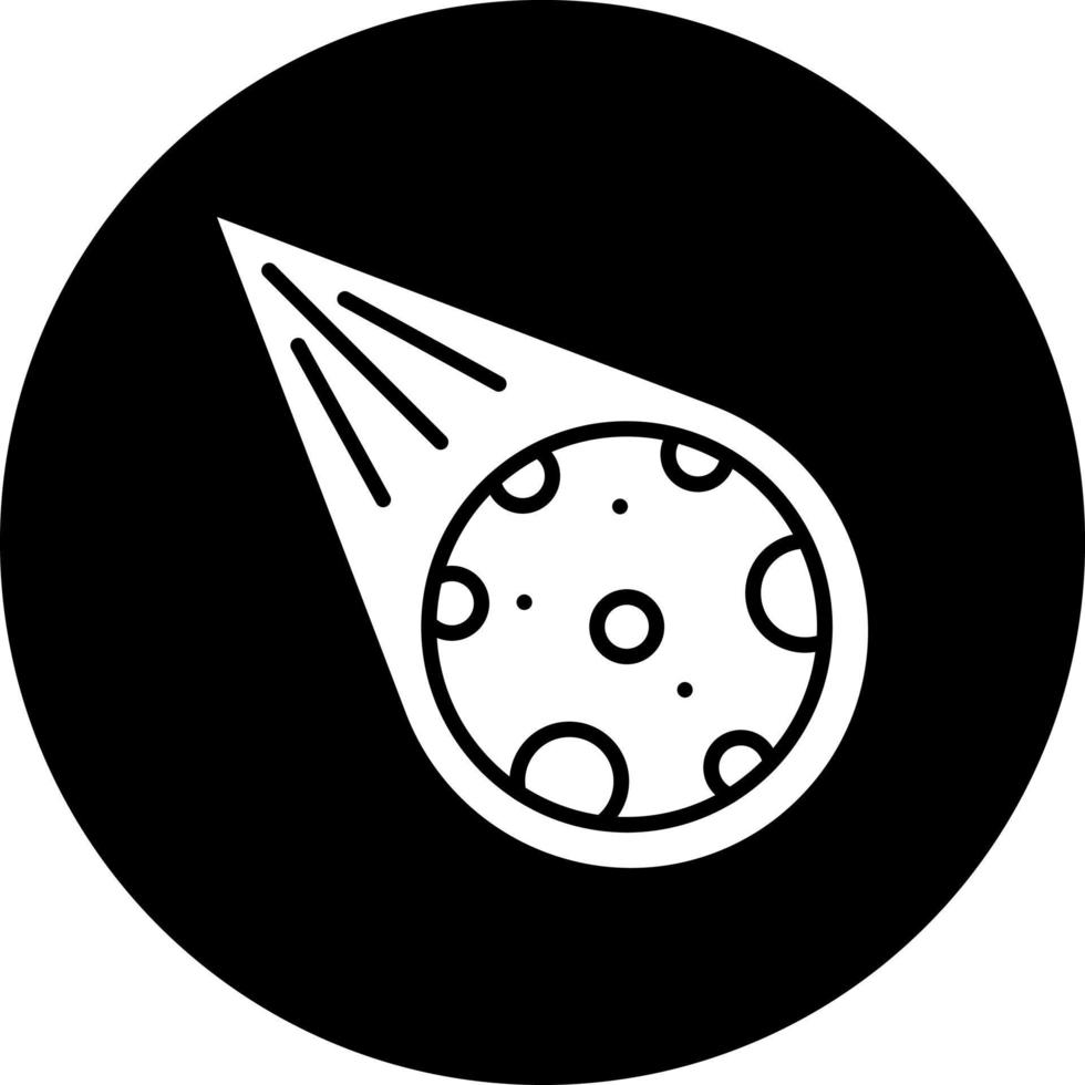 komet vektor ikon stil